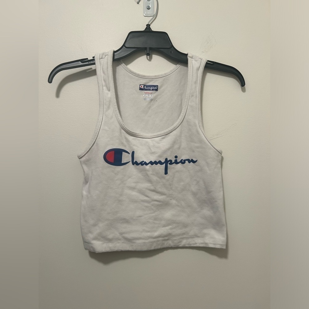 champion small white athletic tank top! - Picture 1 of 3